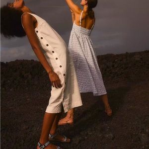 NEW Madewell Linen Blend Creamy White Dress Size XL